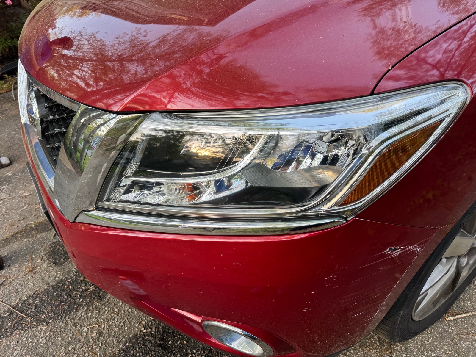 Headlight restoration (after)